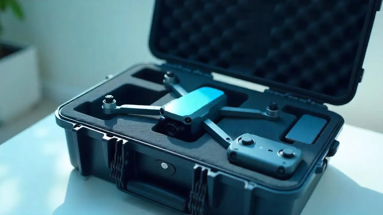 Customized foam inserts for drones by Custom Foam Parts