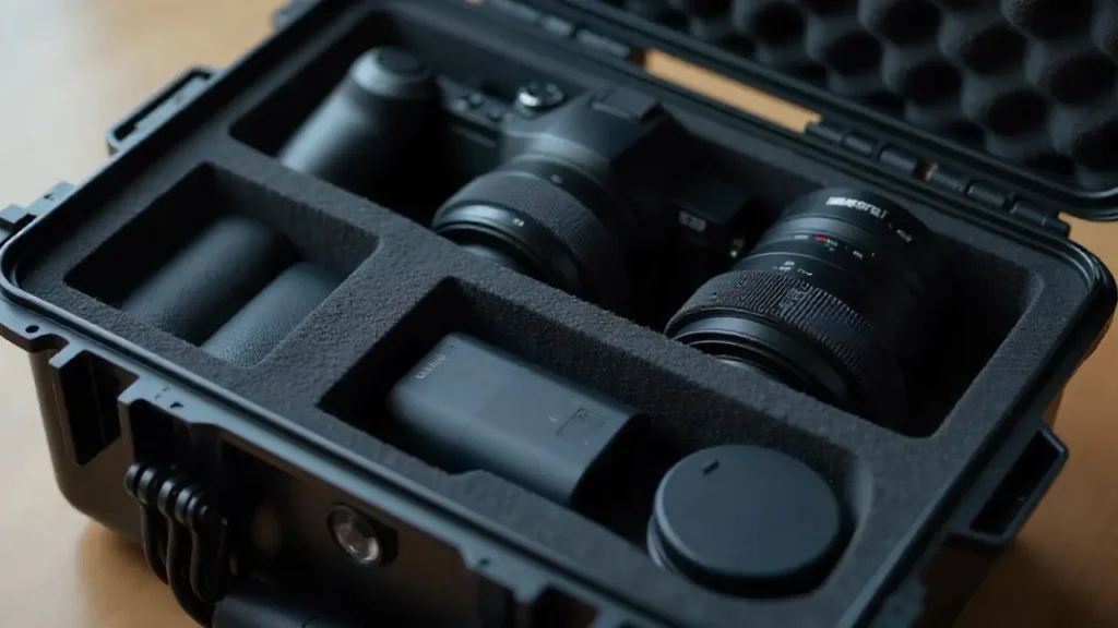 Customized foam inserts for dslr by Custom Foam Parts