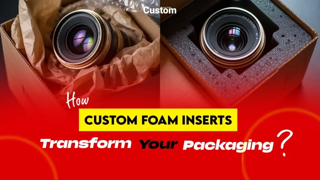 Custom foam inserts for packaging