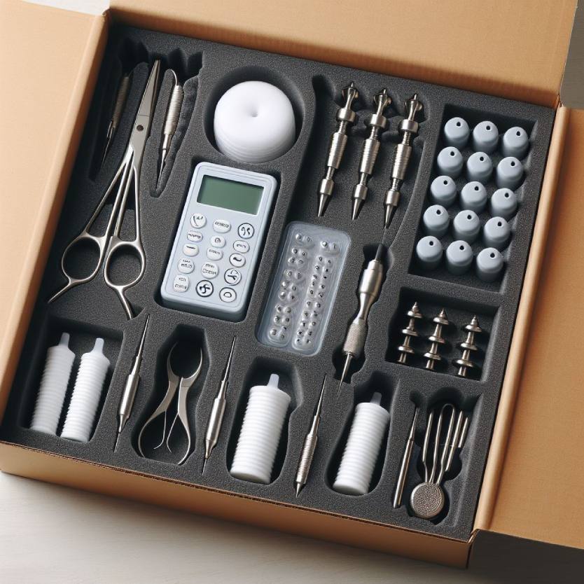 Custom Foam Inserts for Acupuncture Equipment Packaging